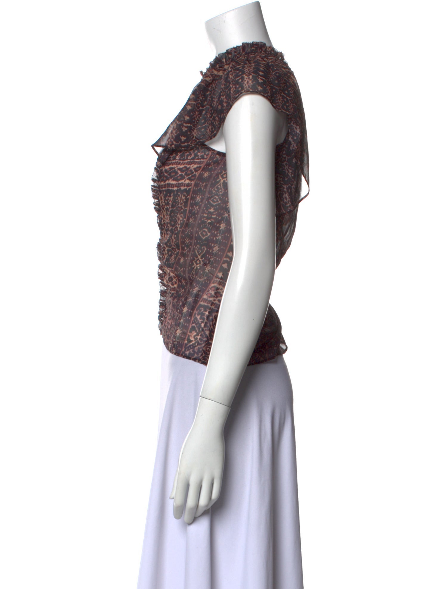 Ulla Johnson Silk Printed Top